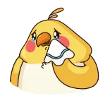 Птенчик от @TgEmojis telegram emojis 😢