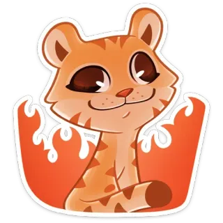 🔥 kot, zwierzę, kreskówka, naklejka, słodki, zwierzak, przyjazny telegram sticker