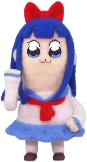 💪 Popuko Pop Team Epic Pop Team Epic, Popuko, Anime, Manga, Kawaii, Süß, Sticker telegram sticker