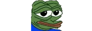 🐸 Pepe the Frog Мем, Пепе, Грустный, Лягушка telegram sticker