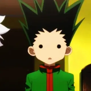 😐 Gon Freecss Hunter x Hunter anime, gon, hunterxhunter, gon freecss, cartoon telegram sticker