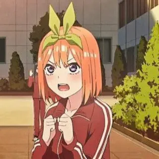 🧩 Yotsuba Nakano The Quintessential Quintuplets Anime, Dessin animé, Fille, Yotsuba Nakano, Quintessentielles Quintuplées telegram sticker