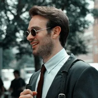 🛐 Matt Murdock Daredevil temerario, Matt Murdock, Marvel, Charlie Cox, avvocato telegram sticker