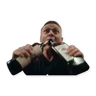 🍾 Alkohol, Minum, Botol, Pesta, Perayaan whatsapp sticker