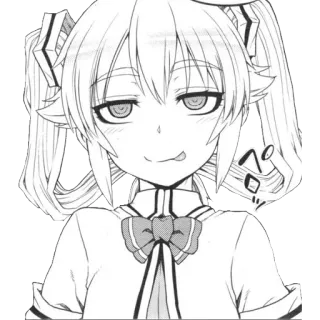 ✳️ ぺろ Anime, Chica, Manga, Lengua, Lamiendo telegram sticker