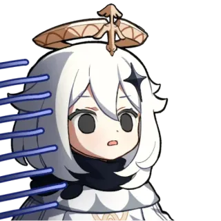 Paimon by @anime_stickerr telegram stickers