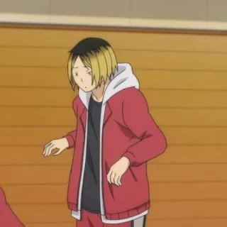 🏐 Kozume Kenma Haikyuu!! animé, volley-ball, chat, pudding, gamer telegram sticker