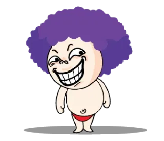 🏴 卡通, 人物, 搞笑, 幽默, 奇怪 telegram sticker