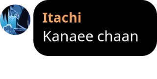 🤠 Itachi Itachi Kanaee chaan อนิเมะ, การ์ตูน, สติกเกอร์, แอนิเมชัน telegram sticker