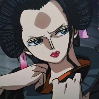 🌟 Nico Robin One Piece Nico Robin, One Piece, anime, manga, character, woman telegram sticker