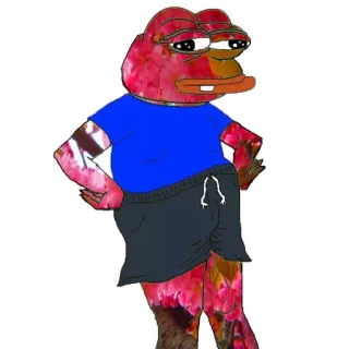 😕 Pepe the Frog Pepe de Kikker, Meme, Internetcultuur, Kikker, Cartoon telegram sticker