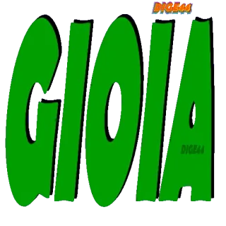 😟 GIOIA Name, Freude, Text telegram sticker