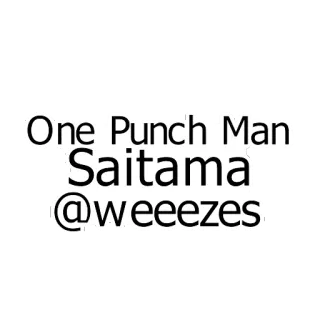 👍 Saitama One Punch Man One Punch Man
Saitama
@weeeezes. one punch man, saitama, anime, manga telegram sticker