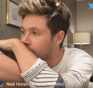 🎸 Niall Horan Niall Horan Updates tweeted: niall horan, cantor, celebridade, one direction telegram sticker