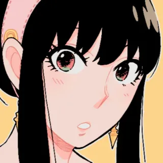 😐 Yor Forger Spy x Family Anime, Yor Forger, Spy x Family, Cartoon, Frau, Charakter telegram sticker