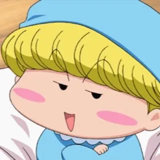 🌿 cartoon, boy, cute, sleepy, illustration, chibi telegram sticker