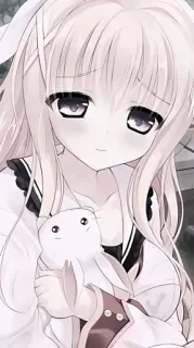 🩰 anime girl, cute, manga, kawaii, illustration, character, art telegram sticker