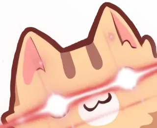 ⭕️ gato, ojos láser, meme, animal telegram sticker