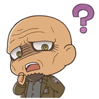 Attack on Titan Chimi-Chara Ver telegram stickers