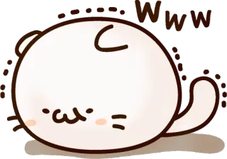 😣 kucing, kawaii, imut, stiker, chibi, binatang telegram sticker