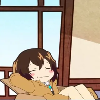 ☕️ Dazai Osamu Bungo Stray Dogs Аниме, Мультфильм, Дазай, Bungo Stray Dogs telegram sticker