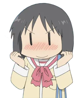 ☺️ Anime, Manga, Lindo, Chica, Uniforme escolar whatsapp sticker