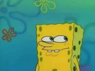 🤡 Spongebob Squarepants спанч боб, спанч боб квадратные штаны, мультфильм, nickelodeon telegram sticker