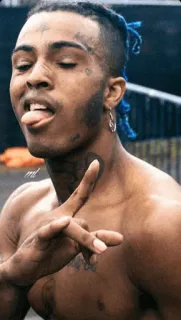 🖤 XXXTentacion rapper, xxxtentacion, singer, musician telegram sticker