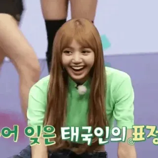 🌿 어 읻읃 태국인의 표정 mulher, sorrindo, retrato, K-pop, rosto, feliz telegram sticker