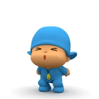 😀 Pocoyo Kartun, Pocoyo, Karakter, Animasi telegram sticker