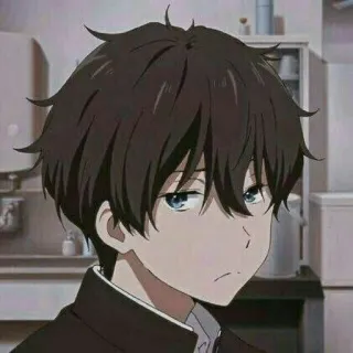 🌟 动漫, 男孩, 角色, 卡通, 漫画, 学生 telegram sticker
