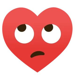 🌟 heart, emoji, love, red, sad, emotion telegram sticker