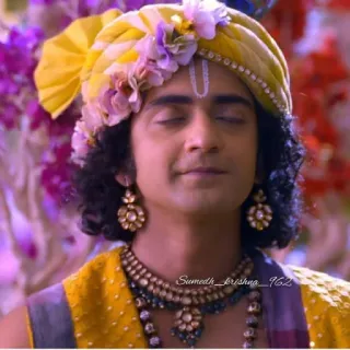 😐 Krishna Sumedh_krishna_962 Krishna, Divindade Hindu, Indiano, Espiritual, Divindade, Religião telegram sticker