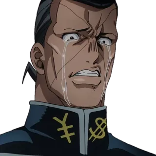 😭 Okuyasu Nijimura JoJo's Bizarre Adventure Anime, Weinend, Traurig, Manga, Jojos bizarre Abenteuer, Okuyasu, Nijimura whatsapp sticker