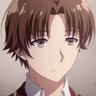 😕 Ayanokoji Kiyotaka Classroom of the Elite Anime, Con trai, Kiyotaka, Ayanokoji telegram sticker