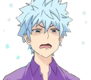 😭 Saiki Kusuo The Disastrous Life of Saiki K. аниме, Saiki K, катастрофическая жизнь, смешной, выражение telegram sticker