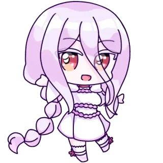 🤗 anime, chibi, cute, cartoon, sticker telegram sticker