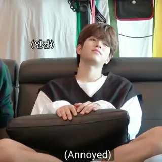 🐶 (언짢)
(Annoyed) énervé, frustré, coréen, réaction, contrarié whatsapp sticker