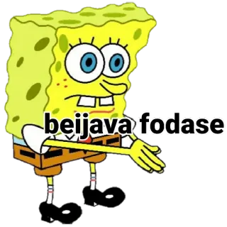 😘 Spongebob beijava fodase spongebob, cartoon, funny, offensive, meme telegram sticker