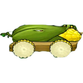 🌽 Plants vs Zombies corn, plants vs zombies, game, vegetable, cartoon whatsapp sticker