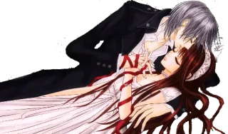 💤 Anime, Romance, Beso, Amor, Pareja, Manga telegram sticker