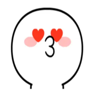😙 Kuss, Liebe, Emoji, süß, Cartoon, Zuneigung, Herz, küssen telegram sticker