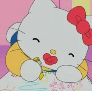 🌷 Hello Kitty Hello Kitty, การ์ตูน, น่ารัก, ตัวละคร telegram sticker