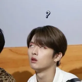 🈯 ? question mark, confused, funny, meme, expression, face, looking up telegram sticker