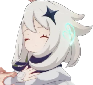 😊 Paimon Genshin Impact Anime, Słodkie, Paimon, Genshin Impact, Gra wideo, Fantasy telegram sticker