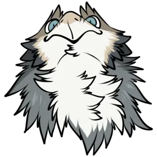 👀 animal, owl, cartoon, sticker, cute telegram sticker