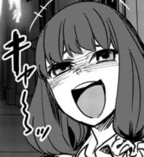 😜 Anime, Manga, Mädchen, Gesichtsausdruck, Cartoon telegram sticker