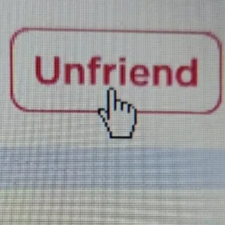 🔥 Unfriend desfazer amizade, mídias sociais, apagar, bloquear whatsapp sticker