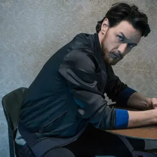 😡 hombre, actor, retrato, James McAvoy telegram sticker