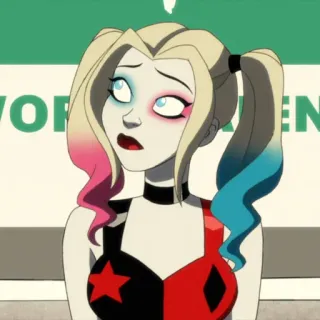 🎪 Harley Quinn 할리 퀸, DC 코믹스, 악당, 만화, 여성 캐릭터 telegram sticker